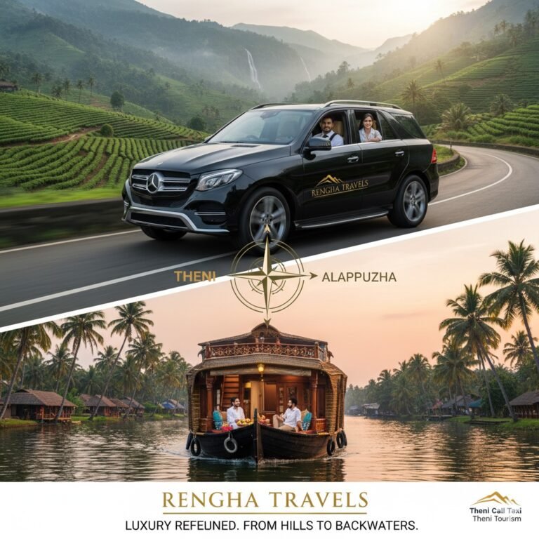 Theni to Alleppey: Hills, Spices & Backwaters (3 Nights / 4 Days)