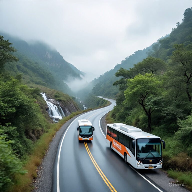 Theni to Kodaikanal & Poombarai 53-Seater Luxury Bus Tour (2D/1N)