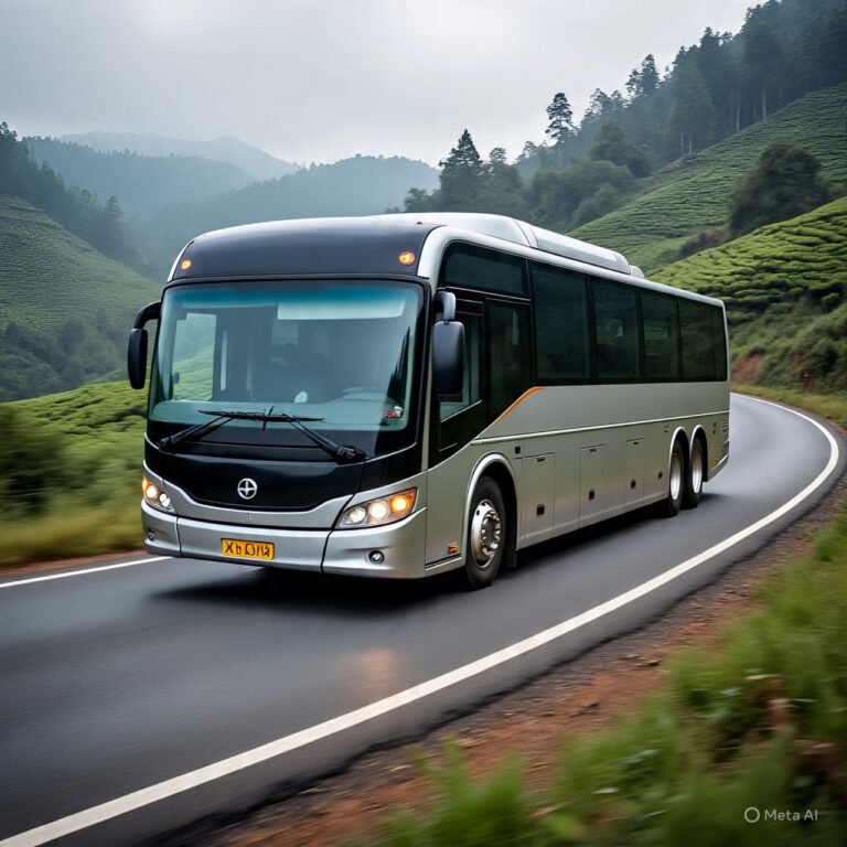 Trivandrum – Varkala – Alleppey – Cochin – Munnar – Vagamon (6 Nights / 7 Days)45 Seater AC Luxury Coach