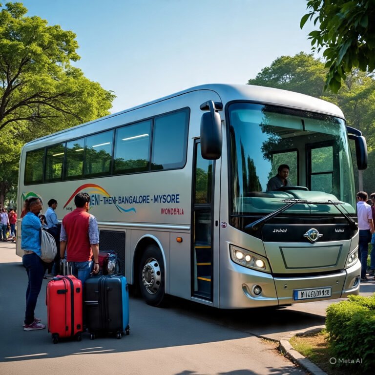 Theni – Munnar – Thekkady – Theni: Urbania Luxury Tour (2 Nights / 3 Days)16+1 A/C Luxury Urbania