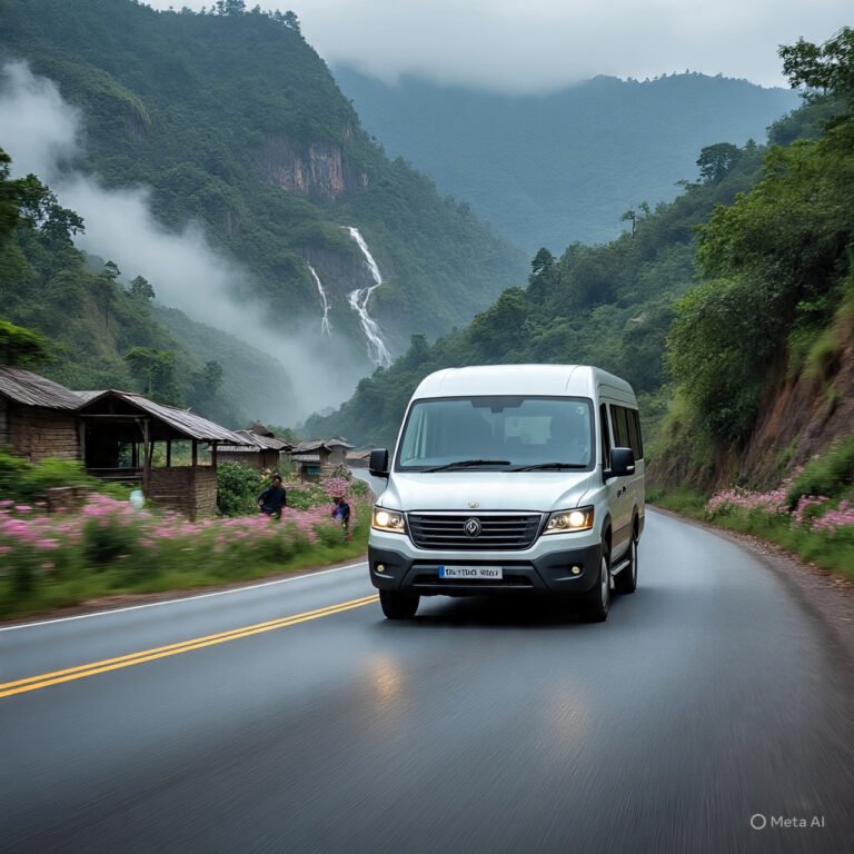 Trivandrum – Varkala – Alleppey – Cochin – Munnar – Vagamon (6 Nights / 7 Days)12+1 AC Luxury Tempo Traveller (Spacious Mini-Coach)