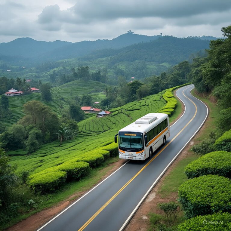 Trivandrum – Varkala – Alleppey – Cochin – Munnar – Vagamon (6 Nights / 7 Days)