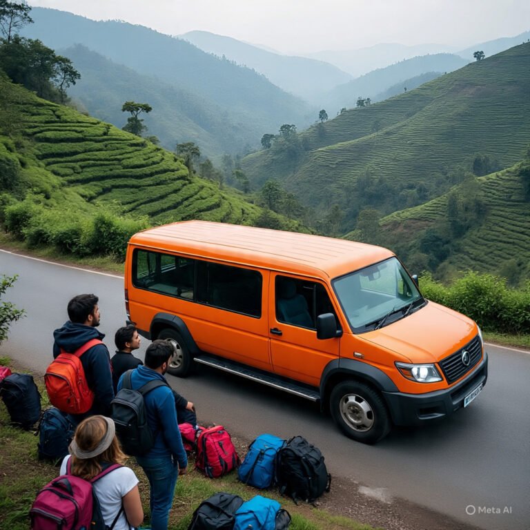 Theni to Vagamon, Thekkady & Idukki Circuit Itinerary (2 Nights / 3 Days) – 16+1 Urbania / Tempo Traveller