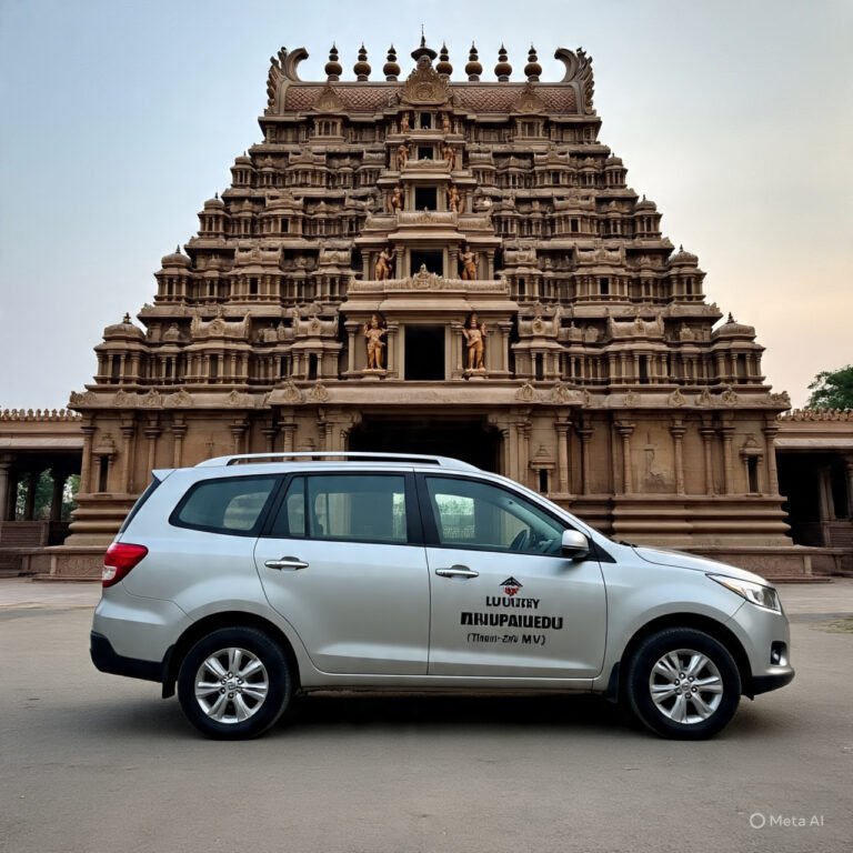 Rengha Holidays Luxury Arupadaiveedu Tour (Theni – 2N/3D)Vehicle: Luxury AC Maruti XL6 (6-Seater MUV)