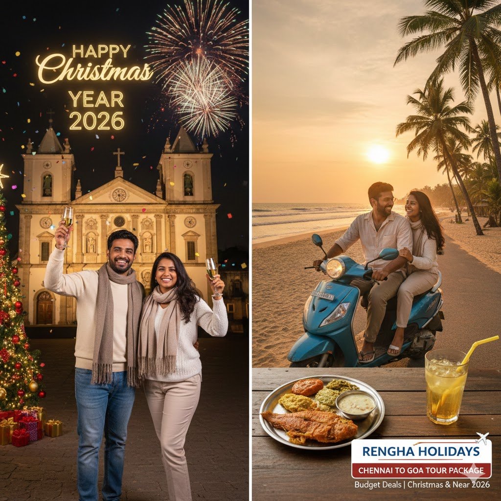 Chennai to goa tour chirtmas and new year spl by rengha holidays