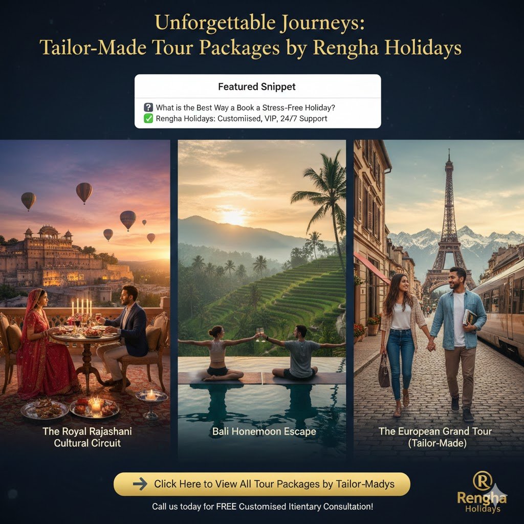 What is the Best Way to Book a Stress-Free Luxury Holiday? Rengha Holidays Tour Package, Luxury Adventure Travel, Customised Tour Packages, Best International Tour Operator in Tamil Nadu, Stress-Free Holiday Planning)