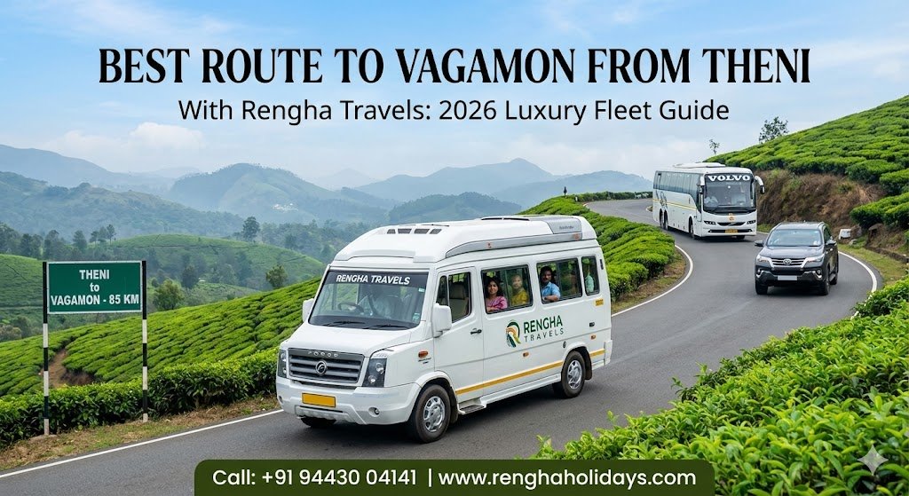 Best Route to Reach Vagamon from Theni with Rengha Travels 2026 Luxury Fleet Guide