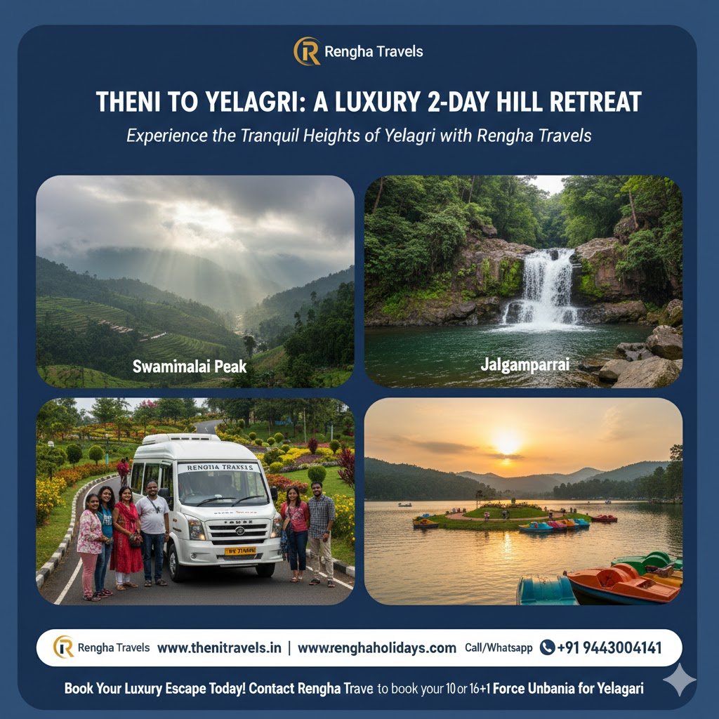 Theni to Yelagiri A Luxury 2-Day Hill Retreat with force urbania 2026